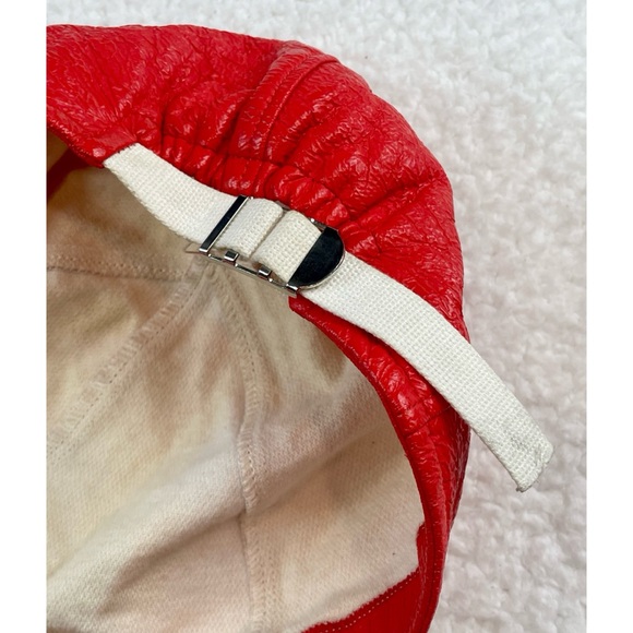 COURRÈGES • Red/White Vinyl Logo Baseball Hat - Picture 12 of 15